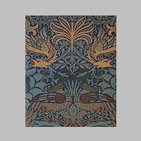 'Peacock & Dragon' textile design by William Morris, produced by Morris & Co in 1878..jpg
